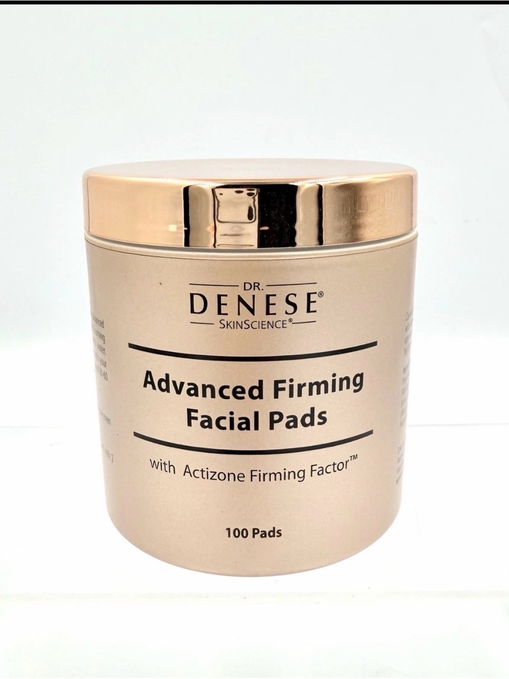 Dr. Denese Advanced Firming Facial Pads — Cream with Gold Lid